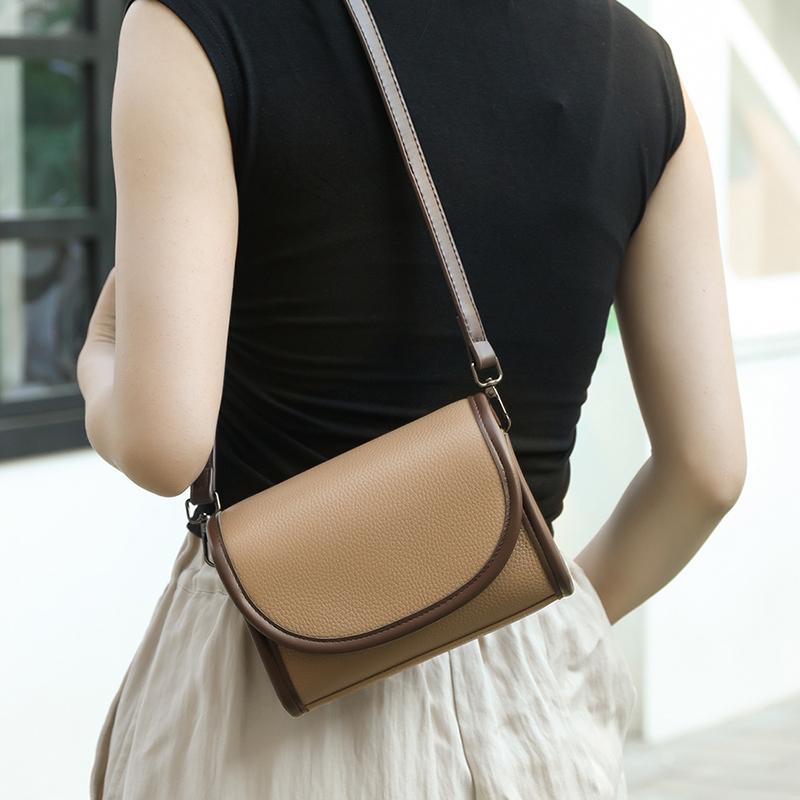 New 2023 Women's Genuine Leather Designer Shoulder Bags High Quality Cow Leather Messenger Bags Girls Clutch Bags Crossbody Bags