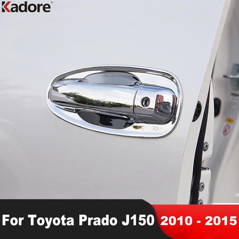 For Toyota Prado J150 2010 2011 2012 2013 2014 2015 Chrome Car Door Handle Cover Trim Side Door Handle Bowl Cup Accessories