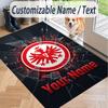 Custom Text Printed Rug Eintracht Frankfurt Non Slip Floor Carpet For Home Room Decor