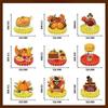 Thanksgiving Honeycomb Table Centerpiece Decoration, Made of Paper, Perfect for Fall Celebrations