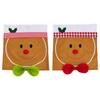 Christmas Gingerbread Man Chair Back Cover Decoration