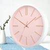 12 Zoll Einfache Wanduhr Leise Tickt nicht Rund Dreidimensionale Wandhängeuhr für Arbeitszimmer Klassenzimmer Wohnzimmer Schule
