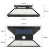 Super Bright Outdoor Waterproof LED Solar Wall Lamp with Motion Sensor