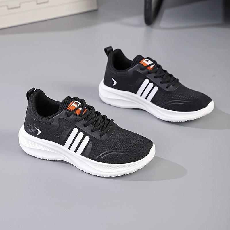 

Кроссовки Новые мужские и женские весенние повседневные туфли Сетчатые дышащие модные модные кроссовки для пар 36 чёрный