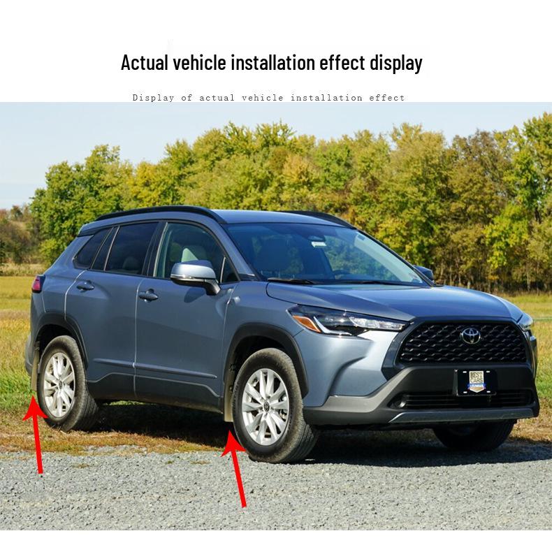 Vordere & Hintere Schmutzfänger für 2020-2025 Toyota Corolla CROSS