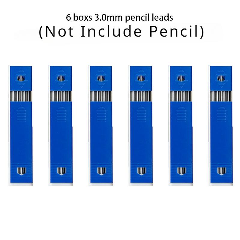 Metal Mechanical Pencil 0.3/0.5/0.7/0.9/1.3/2.0mm Drawing Automatic HB Pencil Set with Leads Office School Writing Art Supplies