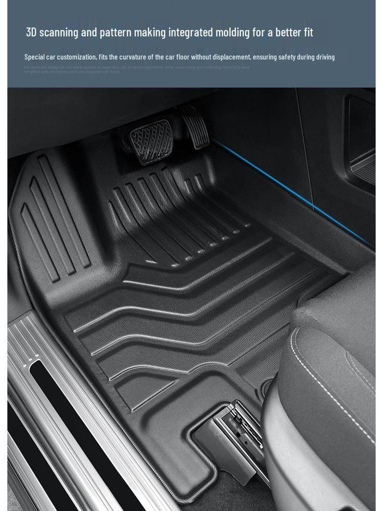 Custom All-TPE Floor, Trunk, and Seat Back Mats for 24 Nissan Land Cruiser Models