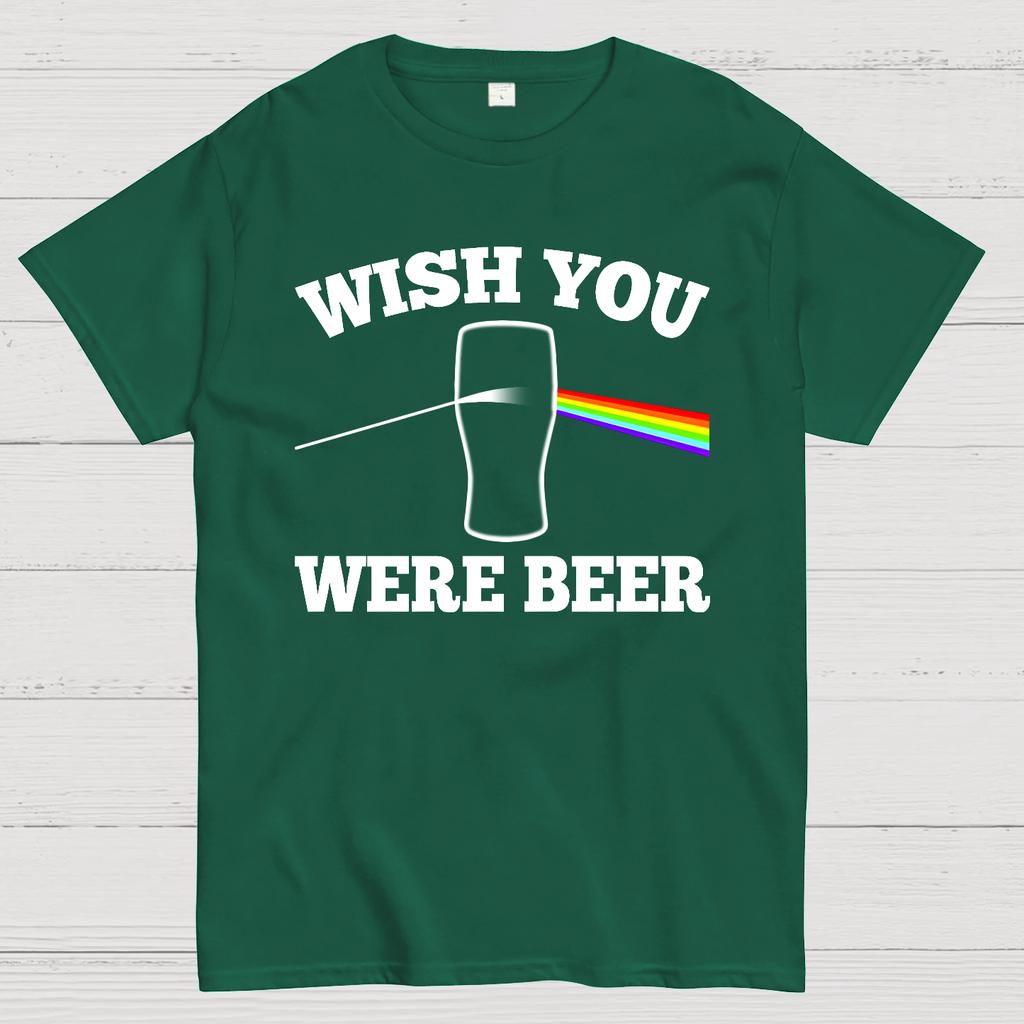 Wish You Were Beer Cotton Summer Casual Cool Loose T-Shirt