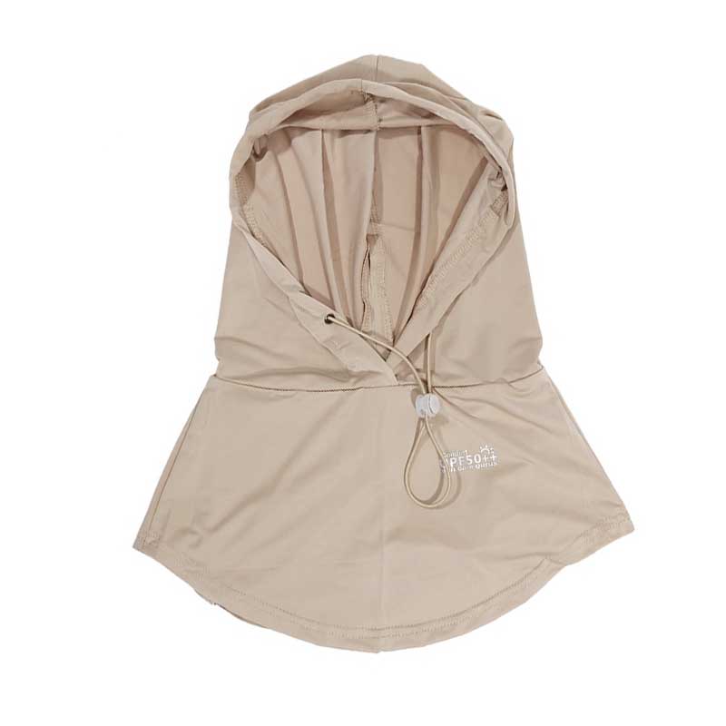 UPF 50+ Solhatt med Ansiktsmask och Nackskydd Andningsbar Isilke Helansikts Solskyddshatt för Körning Utomhusaktiviteter