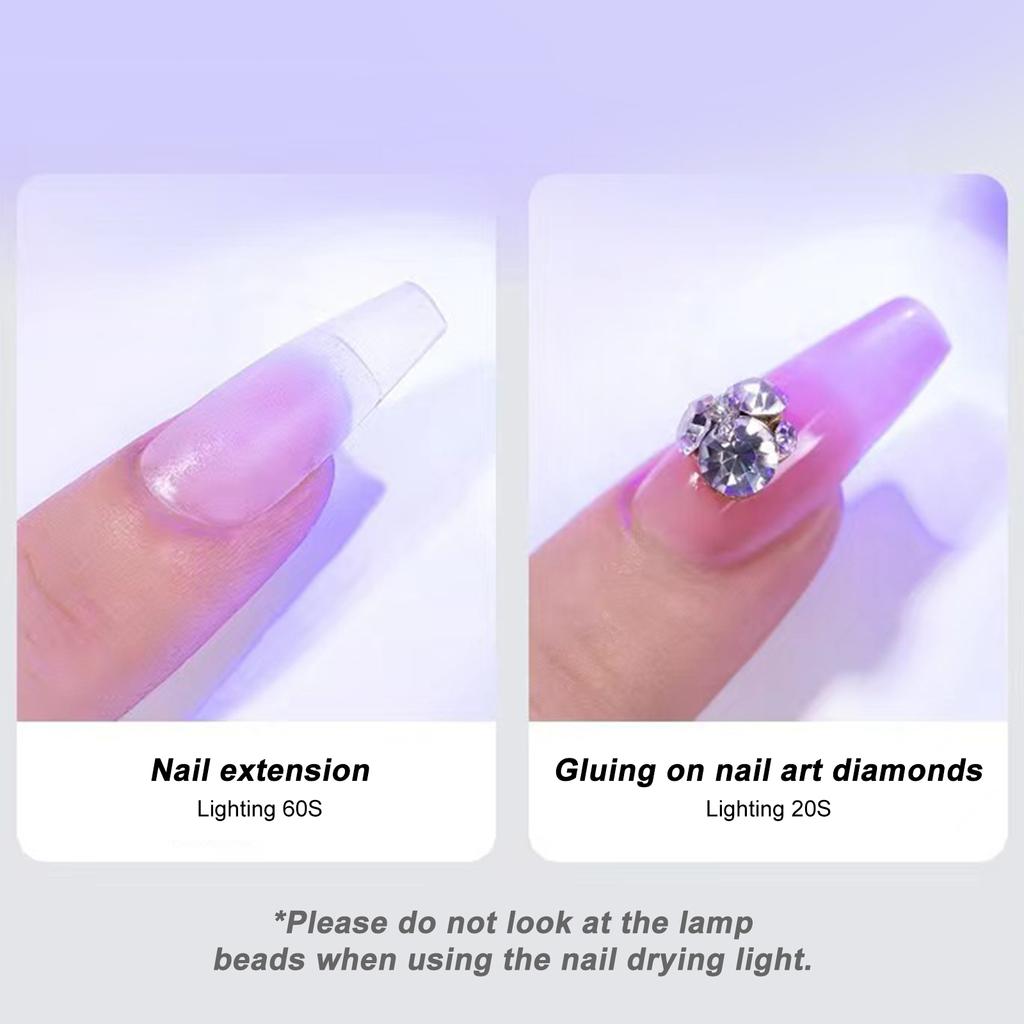 Handheld Nail Light Therapy NaMachine Small Quick-drying Nail Baking Lamp Rechargble Therapy Lamps