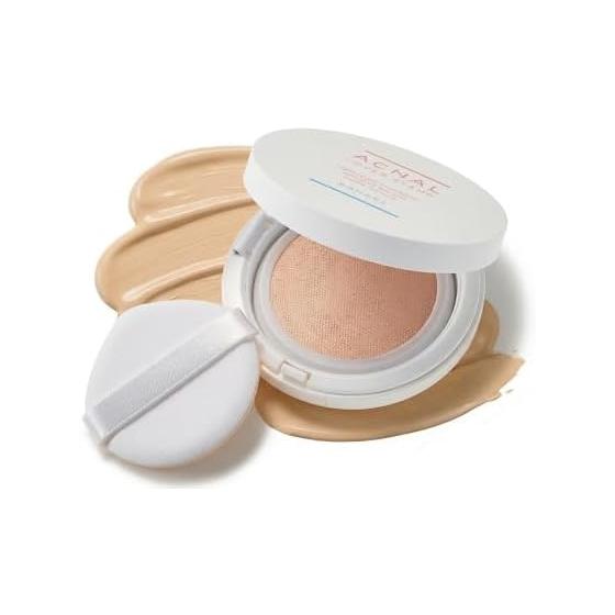 Cover Stamp Set Foundation Bright Skin Care 0 Skin Stimulation Case Refill with Antibacterial Puff (Set, Bright)
