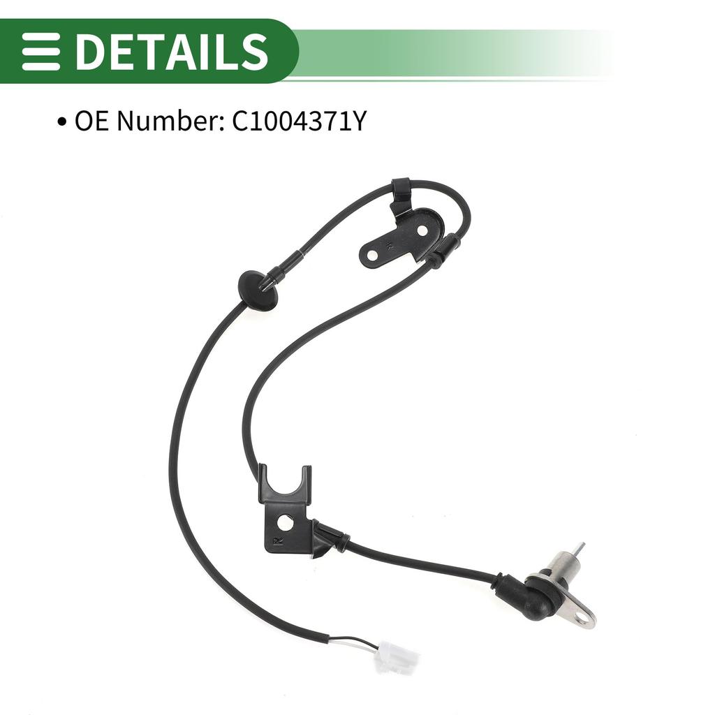Motoforti Compatible Mazda ABS Wheel Speed Sensor ABS Sensor Anti Lock Brake System Sensor No.C1004371Y Rear Light for Premacy 1999-2003