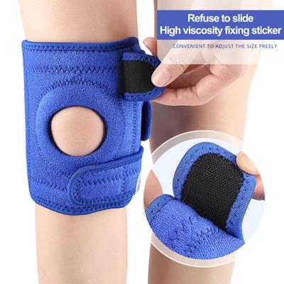 1Pc Youth Kids Knee Brace Patella Stabilizer with Adjustable Fastener Tape Soft Non-Slip Design Knee Support Strap