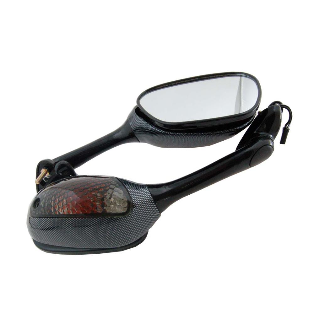 Rearview Mirrors w/Turn Signals For Suzuki GSXR600 GSX-R750 GSXR1000 02-15 CA