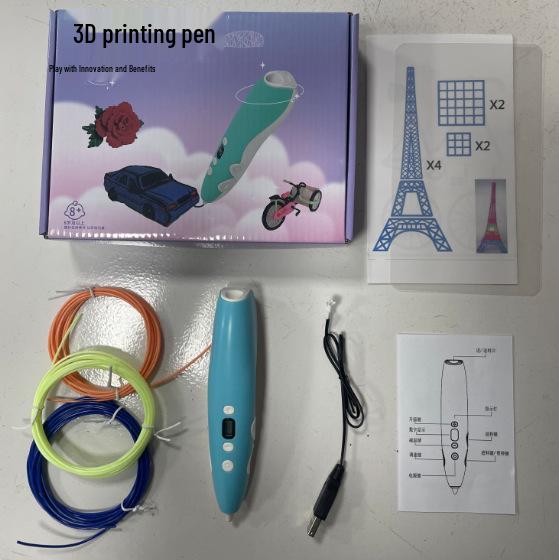 3D Low-Temperature Painting Pen for Kids - Multifunctional Graffiti & Drawing Toy