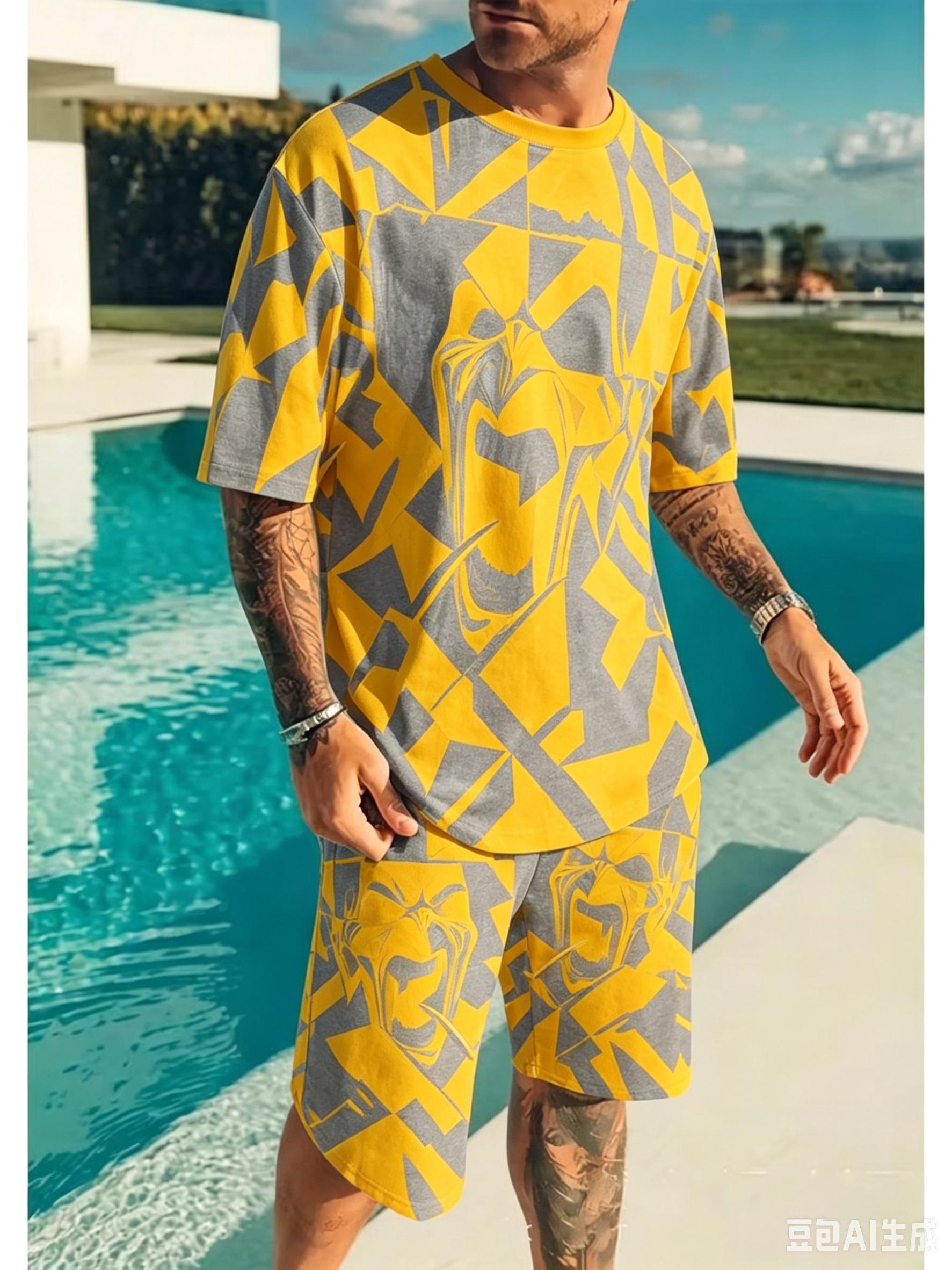

Men s Casual Sportswear Set L