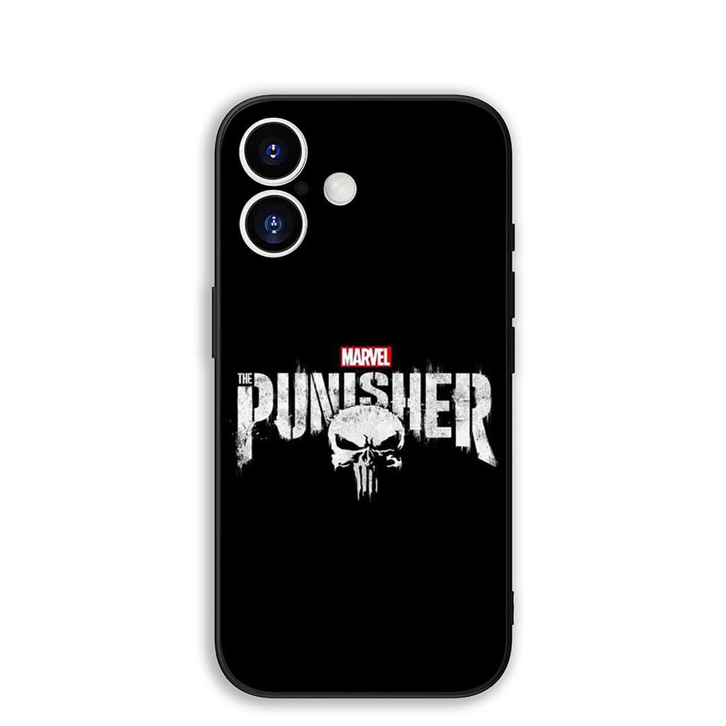 Cover for Motorola Moto Edge 50 30 One Fusion 40 neo Ultra Pro 20 Lite G50 G85 G84 E15 E14 Phone Case The Marvel Punisher Skull