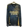 Dayibali Cristiano Ronaldo 2024-25 Black Long Sleeve Dragon Pattern Jersey