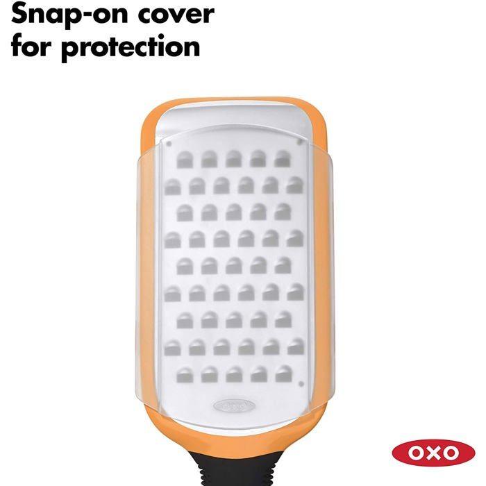 Rape Oxo - 11216100UK - Good Grips Rape epaisse - Rape a fromage ou legumes en acier inoxydable - Jaune