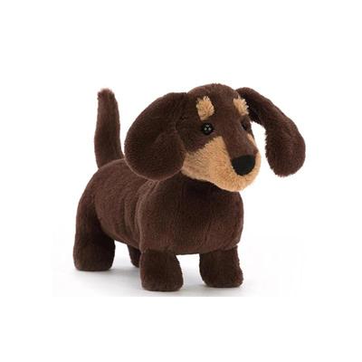 Jellycat Dog Series Animal Otto Dachshund Brown Pacifying Doll Plush Doll 13cm Height