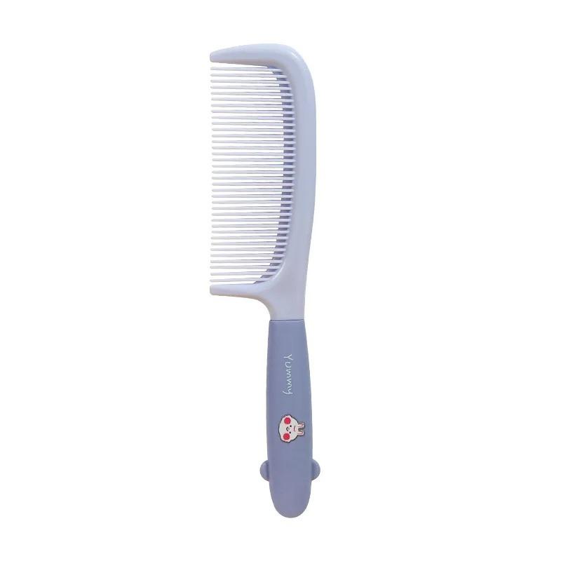Cute Cartoon Plastic Comb for Womens Long Hair Suitable for Home Use Portable Anti-static Children Straight Hair Styling Brush