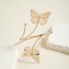 Spiral Metal Starfish Open Cuff Bangles Water Drop Shape Fashion Butterfly Arm Chain  Banquet