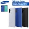 Samsung Originální pouzdro z tekutého silikonu pro Samsung Galaxy Note10+ Note 10 Plus Note 10+ Měkký nárazuvzdorný kryt na telefon