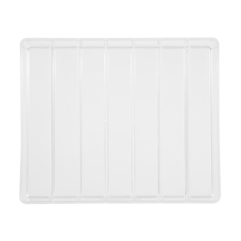 M-Modern-Eyeshadow Palette Organizer- 7 Section Divided Makeup Acrylic Palette Organizer Holder For Vanity Cosmetics Makeup