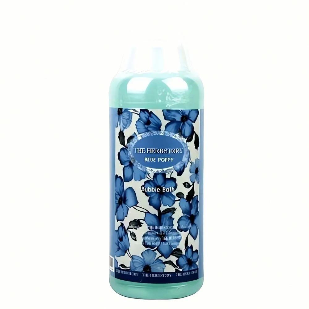 theherbstory Bubble Bath Poppy 1000ml Bubble Bath Bath Salt Hot Bath Oil Relaxation Bathtub