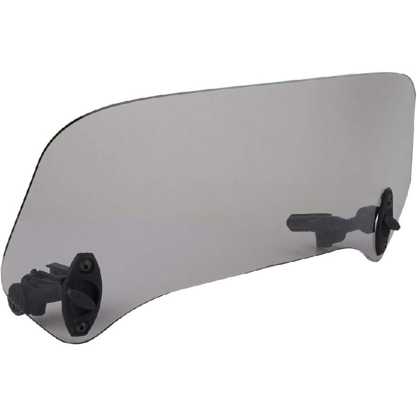 Akozon Deflector,Universal Motorcycle Windscreen Deflector Motorcycle Spoiler Windscreen Air Deflector (Smoked Small)