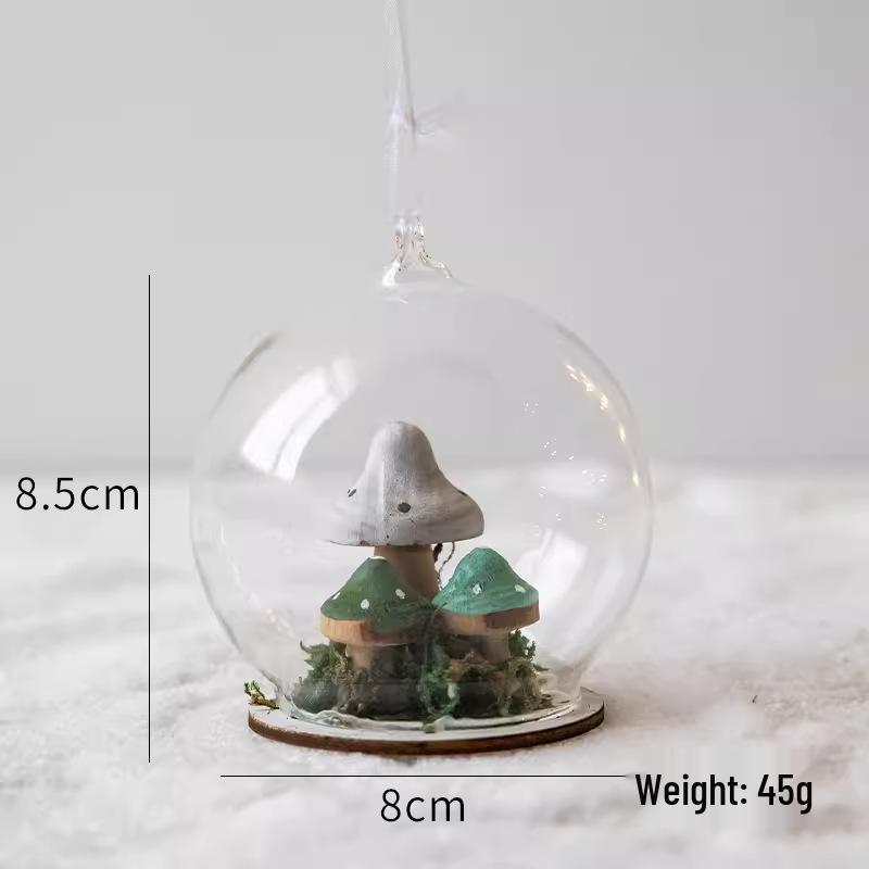 NUCHI Reindeer Snow Globe Night Light - Christmas Ornament & Decoration
