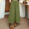 ZANZEA Pantaloni Corti Larghi Elasticizzati Casual da Donna