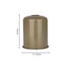 Outdoor Camping Metal Gas Canister Cover