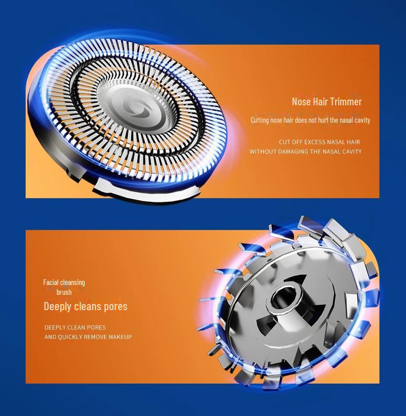 York Multifunctional Electric Head Shaver for Men - Bald Hair Clipper & Razor