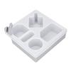 Sofa Cup Holder Tray with Phone Stand Silicone Plastic Couch   Drink Holder for Bed Car Remote Control Snacks and Other Items