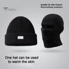 Men Winter Hat Knitted Pure Color Elasticity Keep Warm Thick Ear-protecting Cap Father Grandfather Headwear Outdoor Cap