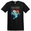 Leviathan Wal Retro Rock T-shirt Oceaan Golf Kunstwerk Heavy Metal Tee