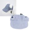Cappellino da Baseball per Cane in Morbido Tessuto a Coste Visiera Precurvata Gatto Visiera da Esterno Viaggio all'Aperto in Spiaggia