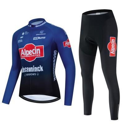 Cycling Suit Men's Long Sleeve Suit Bicycle Quick Drying Breathable Road Bike Cycling Suit