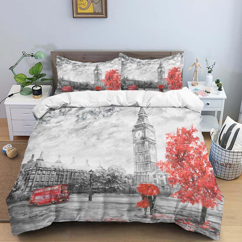 HD Printed Bedding Set Boys and Girls Bed Twin Duvet Pillow Case Bedding Set King Size Bedding Set