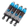 4 PCS 75mm RC Car Oil  S Aluminum Alloy Damper Set for 1/10 Scale RC Cars