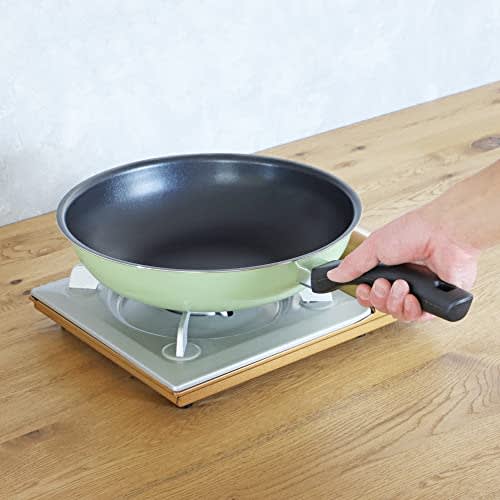 Delish HB-7872 Non-stick Frying Pan, 28cm, Green, for Gas Stoves Only