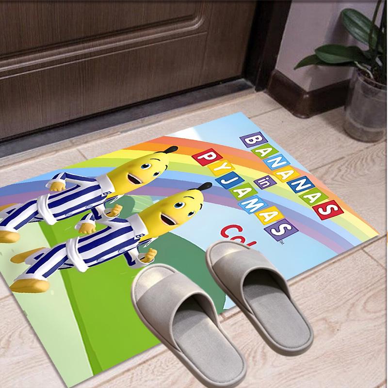 Bananas in Pyjamas Pattern Rug, Indoor/Outdoor Mat, for Picnic, Gameroom, Bedroom, Office, Living Room, Home Decor Carpet, Birthday Gift