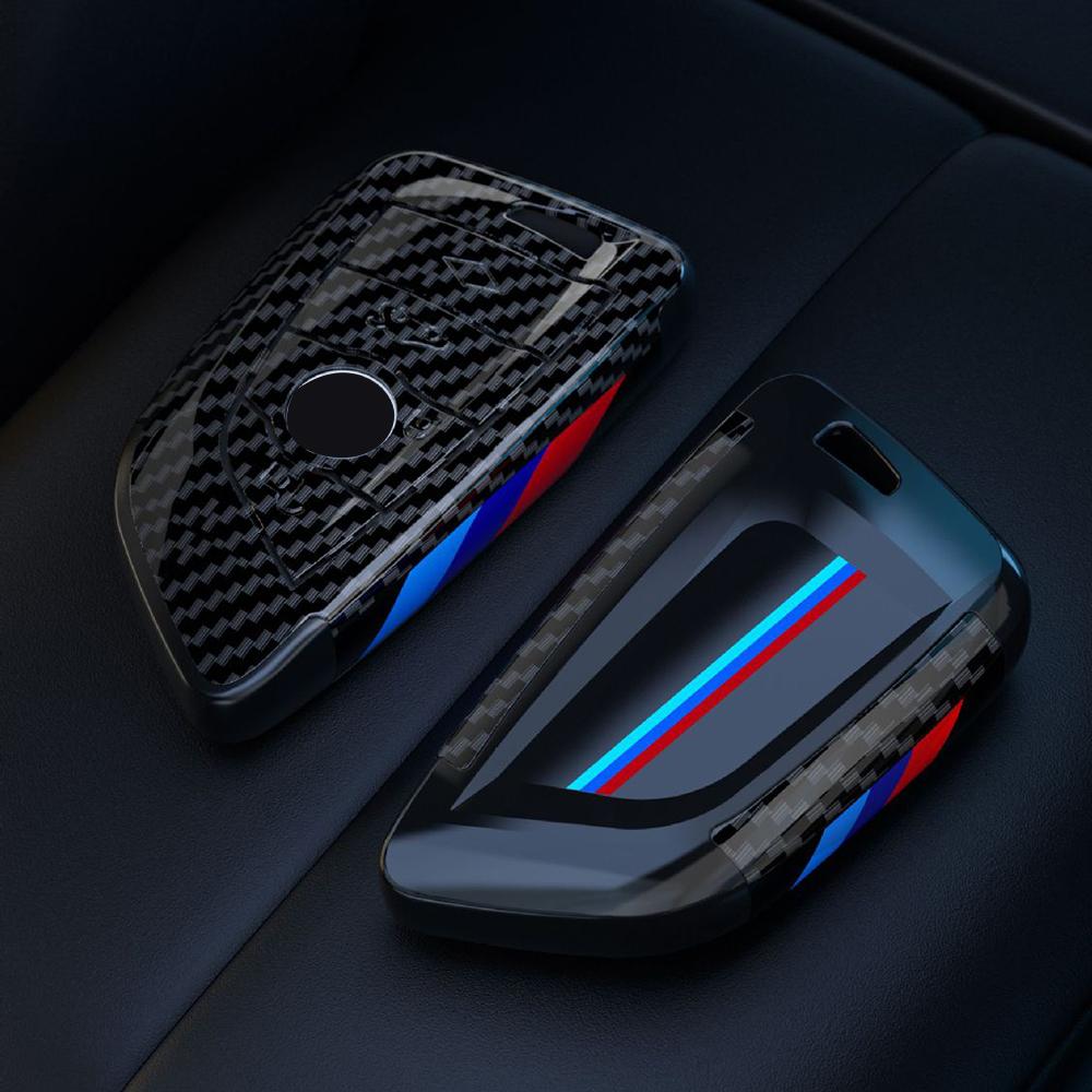 Krabice pro úpravu klíče od auta Kryt klíčenky z uhlíkových vláken pro BMW řady 3 řady 5 řady 6 X3 X5 X6 Pouzdro na klíčenku s dálkovým ovládáním pro chytré auto
