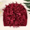 Handmade Large Sequin Flower Children's Hat for Newborn Fontanelle Protection