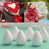 Kitchen Accessories Wedding Decor Oval Tools Drop Shape DIY Painting White Craft Balls Foam Flower