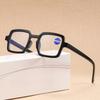 Square Frame Presbyopia Eyewear Ultra Light Blue Light Blocking Reading Glasses Hyperopia Far Sight Glasses Eyewear +1.0 To +4.0