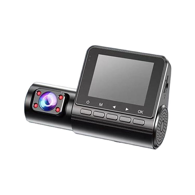 1080P HD Car Dash Cam with 360° Adjustable Triple Lens and Reversing Image