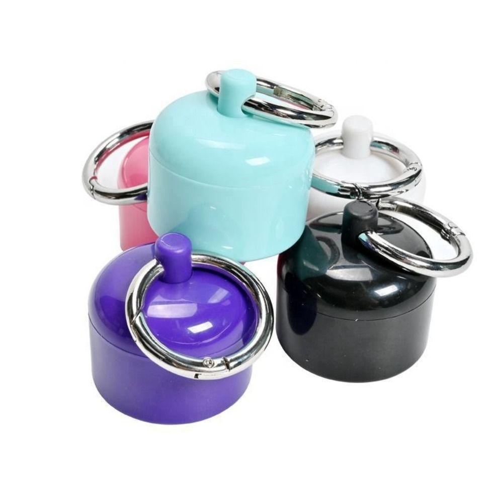 3PCS Portable Ring Storage Box Keychain Pill Container Mini Storage Box Jewelry Storage Case  Travel
