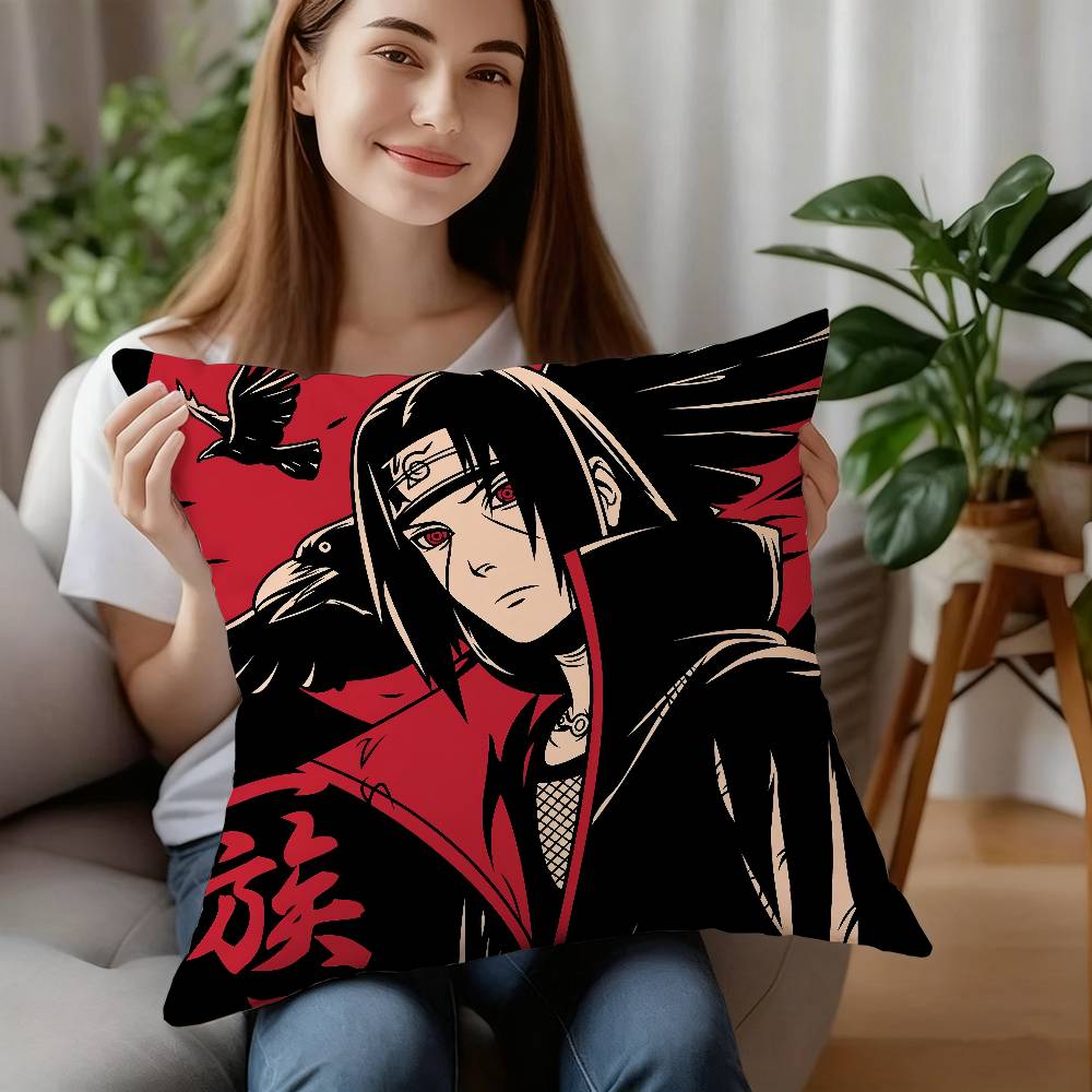 

Учиха И-ИтачиS Наволочка Диван Декоративный Дом Двусторонняя Печать Плюшевые Квадратные Наволочки Подушка Декор Наволочка 12x12Inch